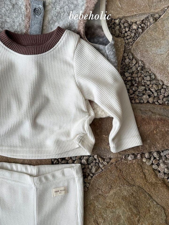 予約⌇BEBEHOLIC / Pepper shirring set
