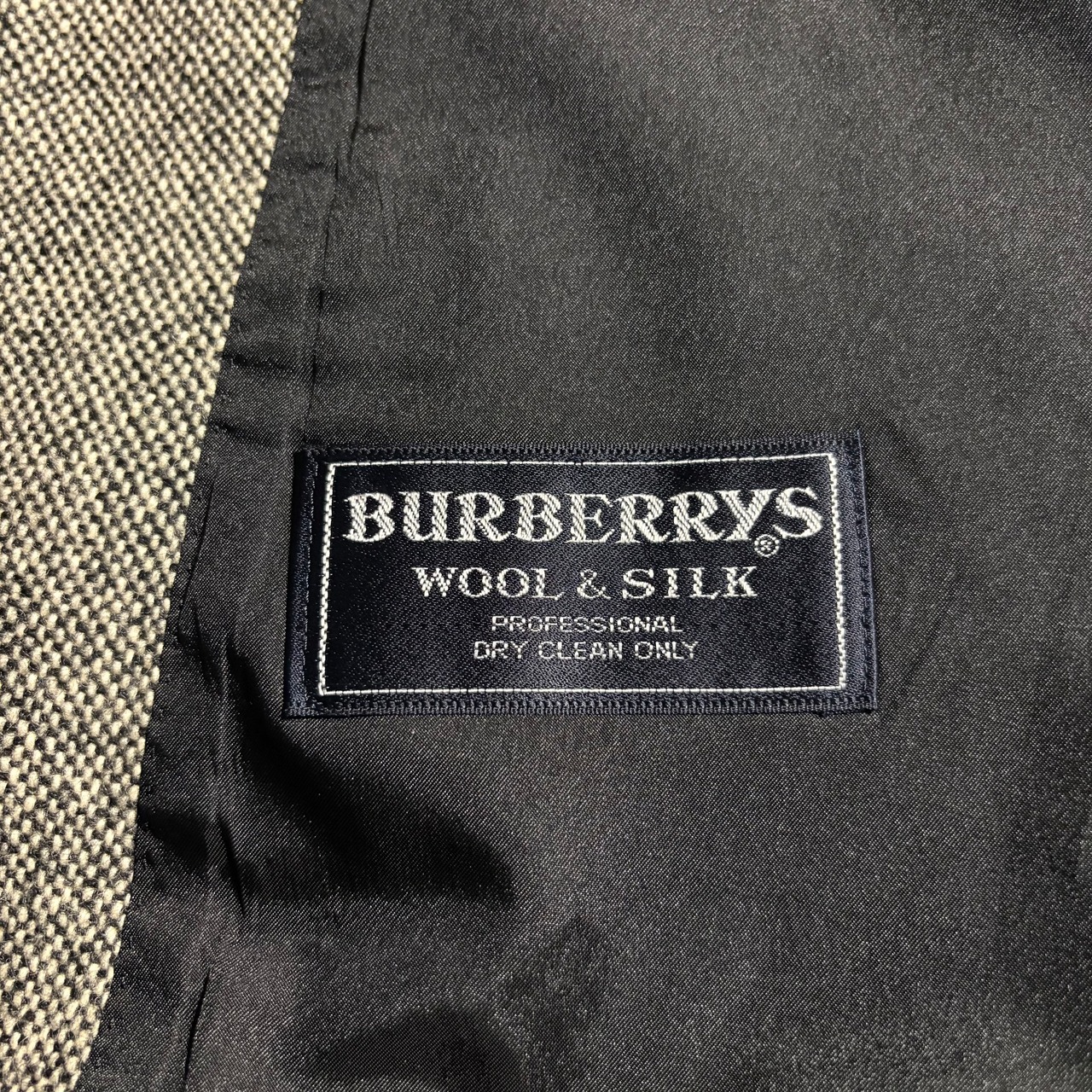 vintage BURBERRYS tweed norfolk jacket