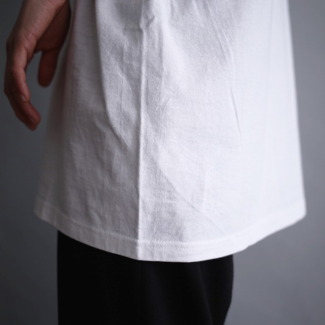 ”馬" box print h/s tee