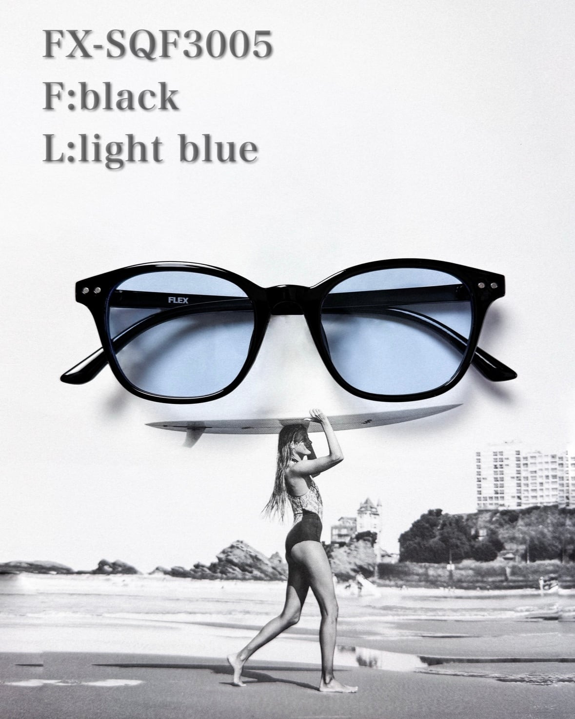 7colors】square frame 3 sunglasses | FLEX公式｜SNSで話題のアイ