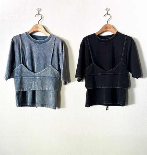 【RILATO】ピグメント加工ミニジレT