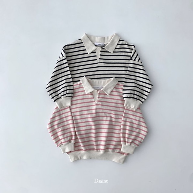 【取寄】dsaint｜lulu slit collar sweatshirt｜ルルスリット襟スウェット｜5-17｜kids&jr｜26 spring