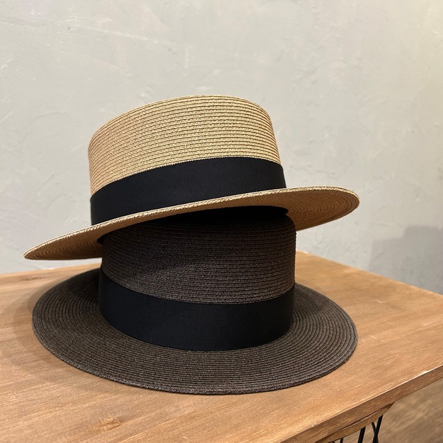 RAFFIA BLADE BOATER