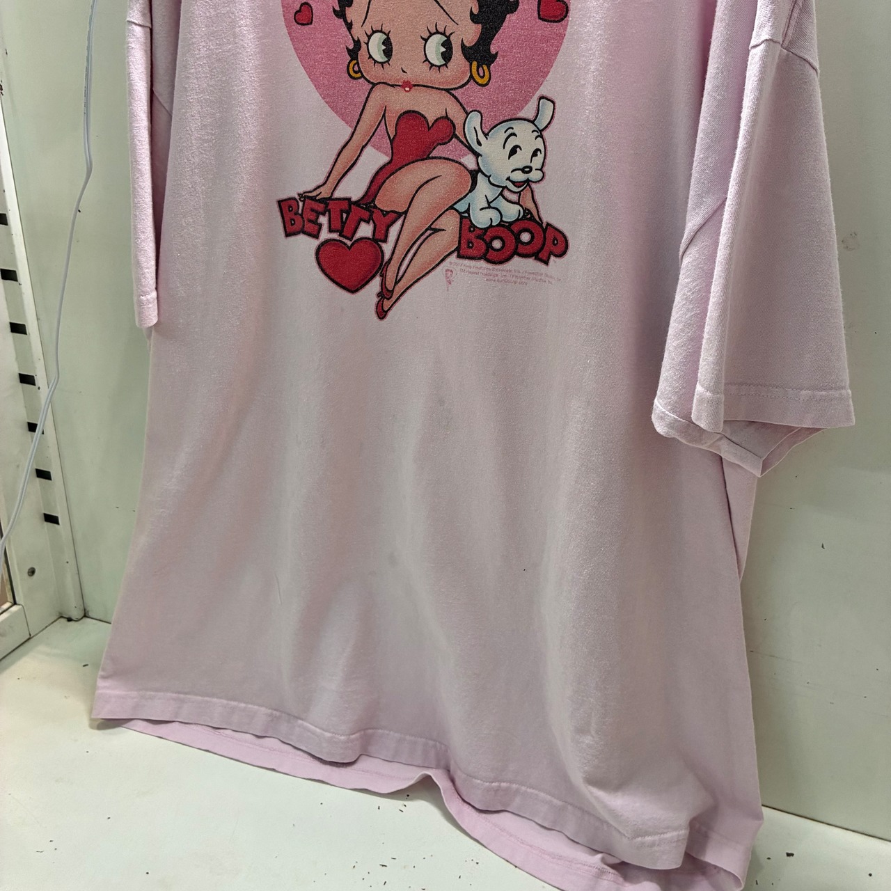 Betty Boop グラフィックTee ピンク　オーバーサイズ　ベディちゃん