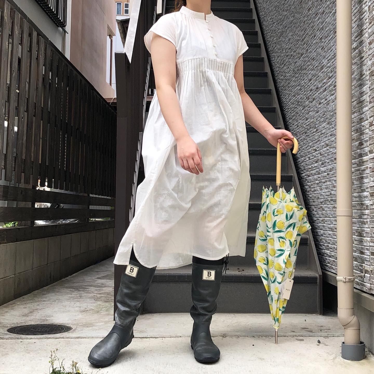 野鳥の会 : バードウォッチング長靴 Color :ブラウン | chilly（チリー