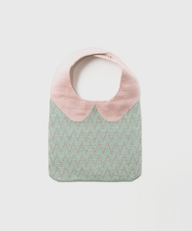 【TRICOTE】BABY BIB ZIGZAG BIB