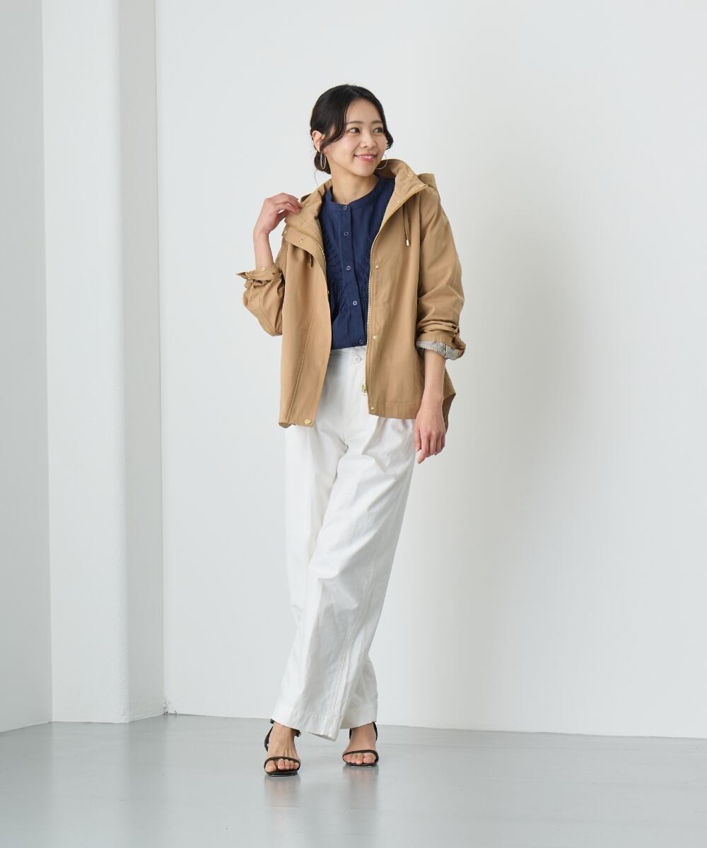 No.23500 グログランショートジャケット Beige | OandI(オー No.23500 グログランショートジャケット Beige | OandI(オー