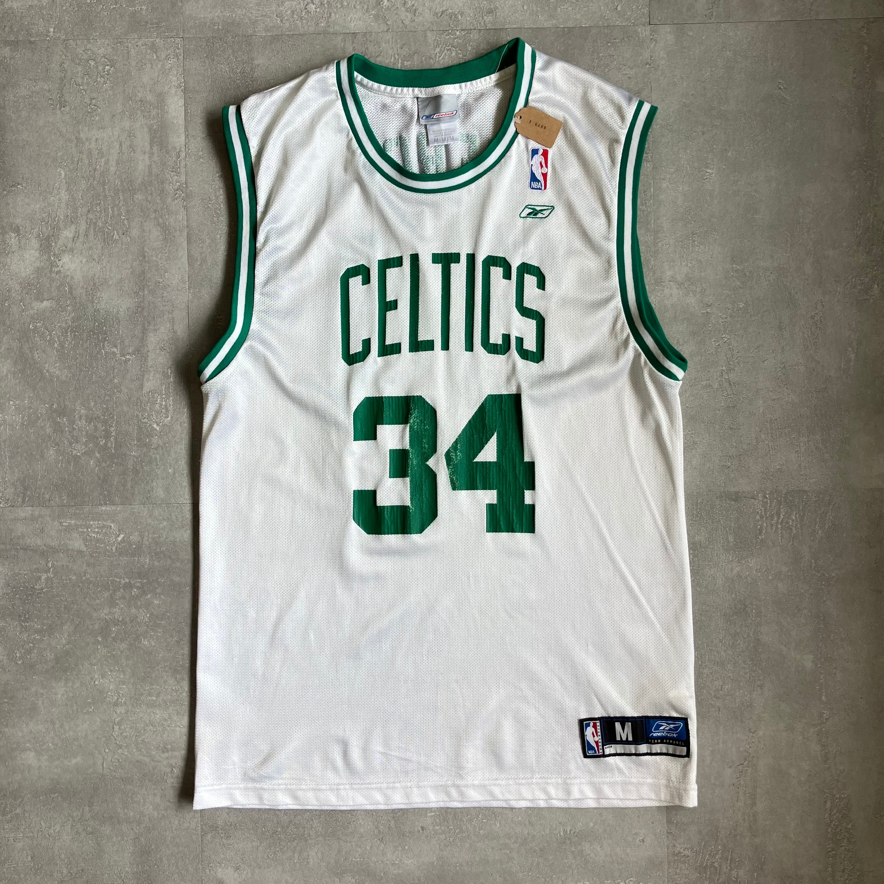 《M size》リーボック reebok NBA ゲームシャツ CELTICS No.3524