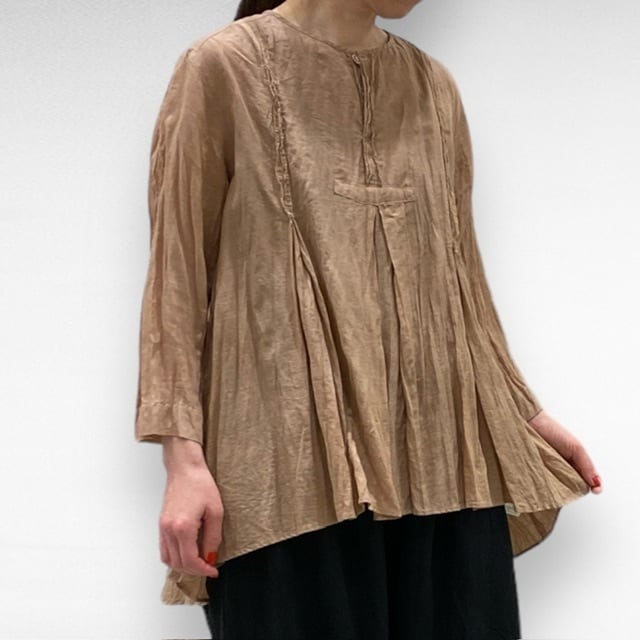 パドカレ Pas de Calais ボタニカル染めテンセルラミーワンピース テンセルラミー ワンピース | pas de calais（パドカレ）の公式