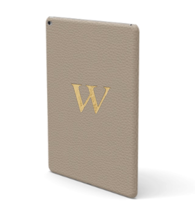 iPad Premium Shrink Leather Case (Beige)