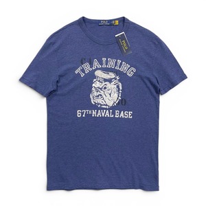 【新品】Polo Ralph Lauren ポロラルフローレン NAVY BASE ミリタリープリントTシャツ【SST-POLO-008】