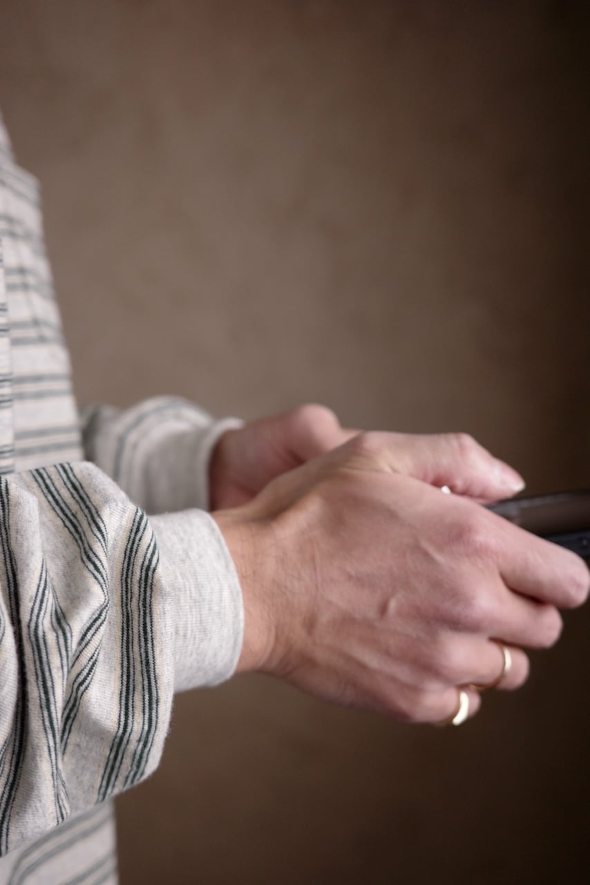 ENDS and MEANS / Horizontal Striped L/S Tee | iremono