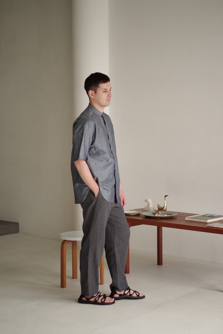 Irish Linen Cotton S/S Shirt