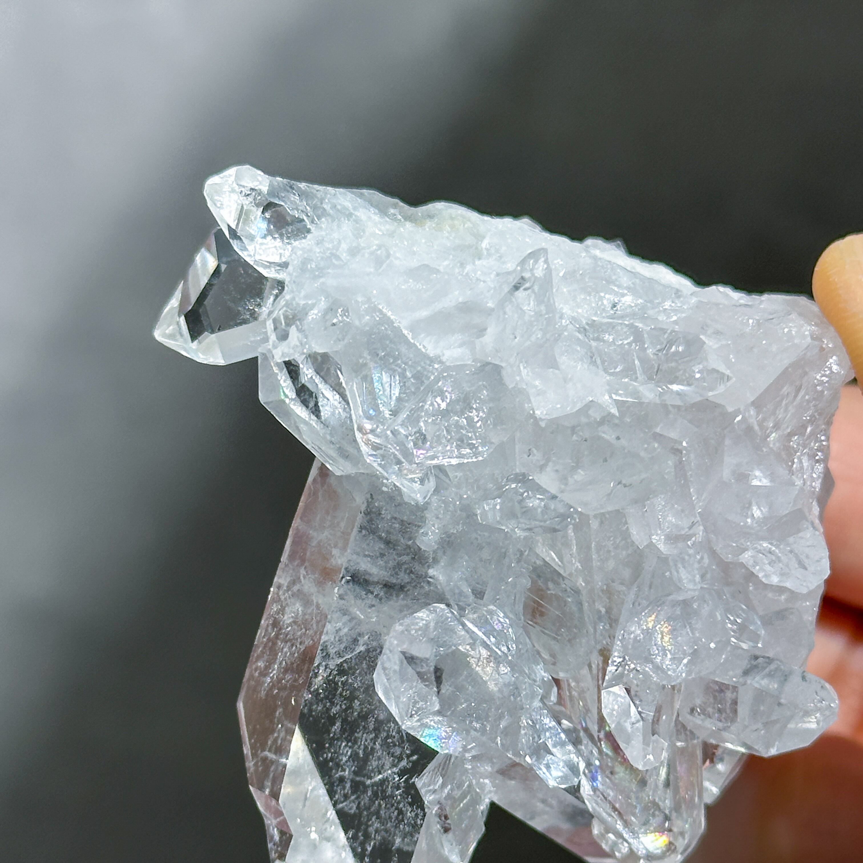 ⭐︎ゼッカ産水晶クリアクォーツ ゼッカ産水晶クリアクォーツ クラスター45◇ Clear Quartz ◇天然石