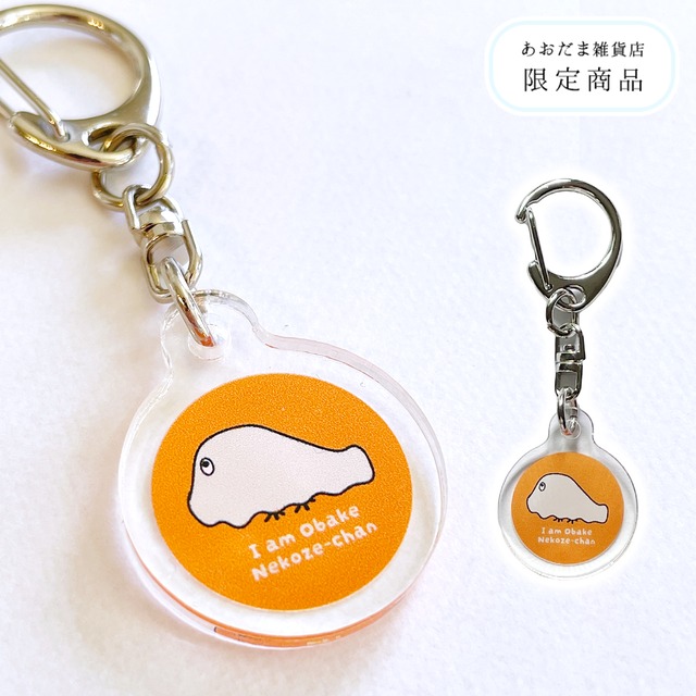新商品《鳥・魚/おばけねこぜちゃん》 アクリルキーホルダー ナスカン デザフェス62発売商品 クリア あおだま雑貨限定商品【クーポン利用で82円OFF】