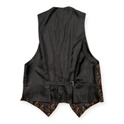 Christian Dior クリスチャンディオール MONSIEUR 総柄 シルク ジレ ベスト サイズ M /ビンテージ/絹100%