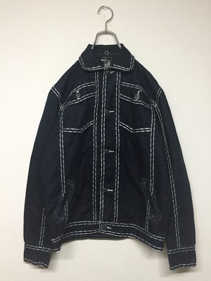 ノンウォッシュデニムジャケット