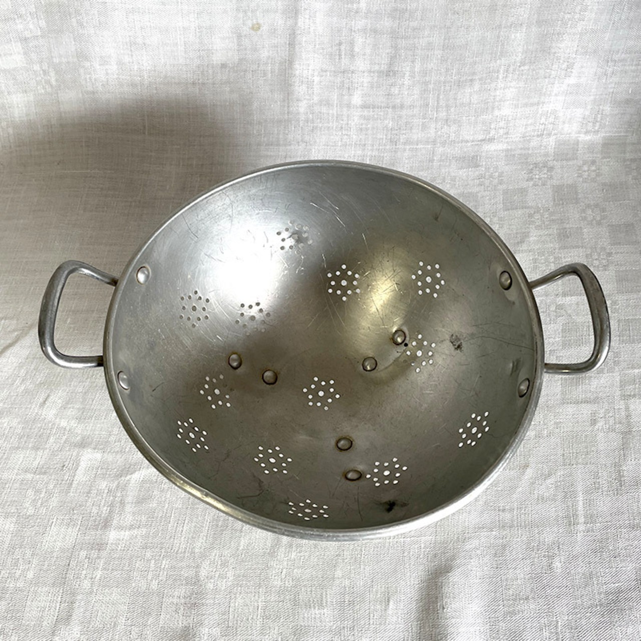コランダー　アルミ　水切りざる　フランスキッチン雑貨　17kwc12