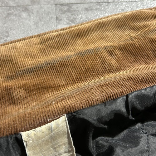 80-90s 星タグ USA製 carhartt ブラウン トラディショナルジャケット L 詳細写真15