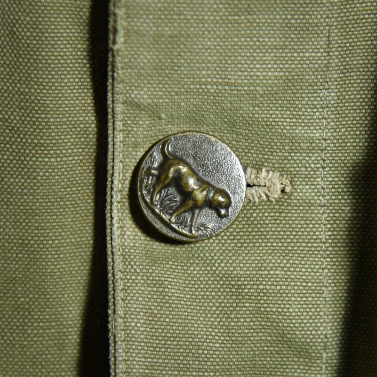 60s French Vintage Hunting Jacket With Animal Buttons 60s French Vintage Hunting Jacket With Animal Buttons