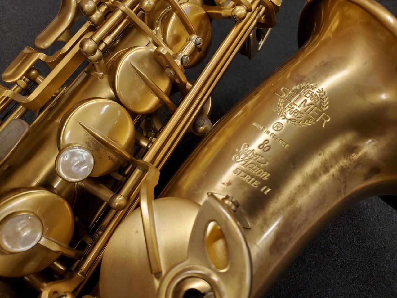 中古楽器/完売】セルマー アルトサックス SA-80Ⅱ ブラッシュドサテン