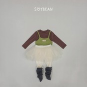 韓国子供服 / 26Autumn / soybean / ツイン レイヤードTシャツ / キッズ服 / 秋服 *XS~XL*