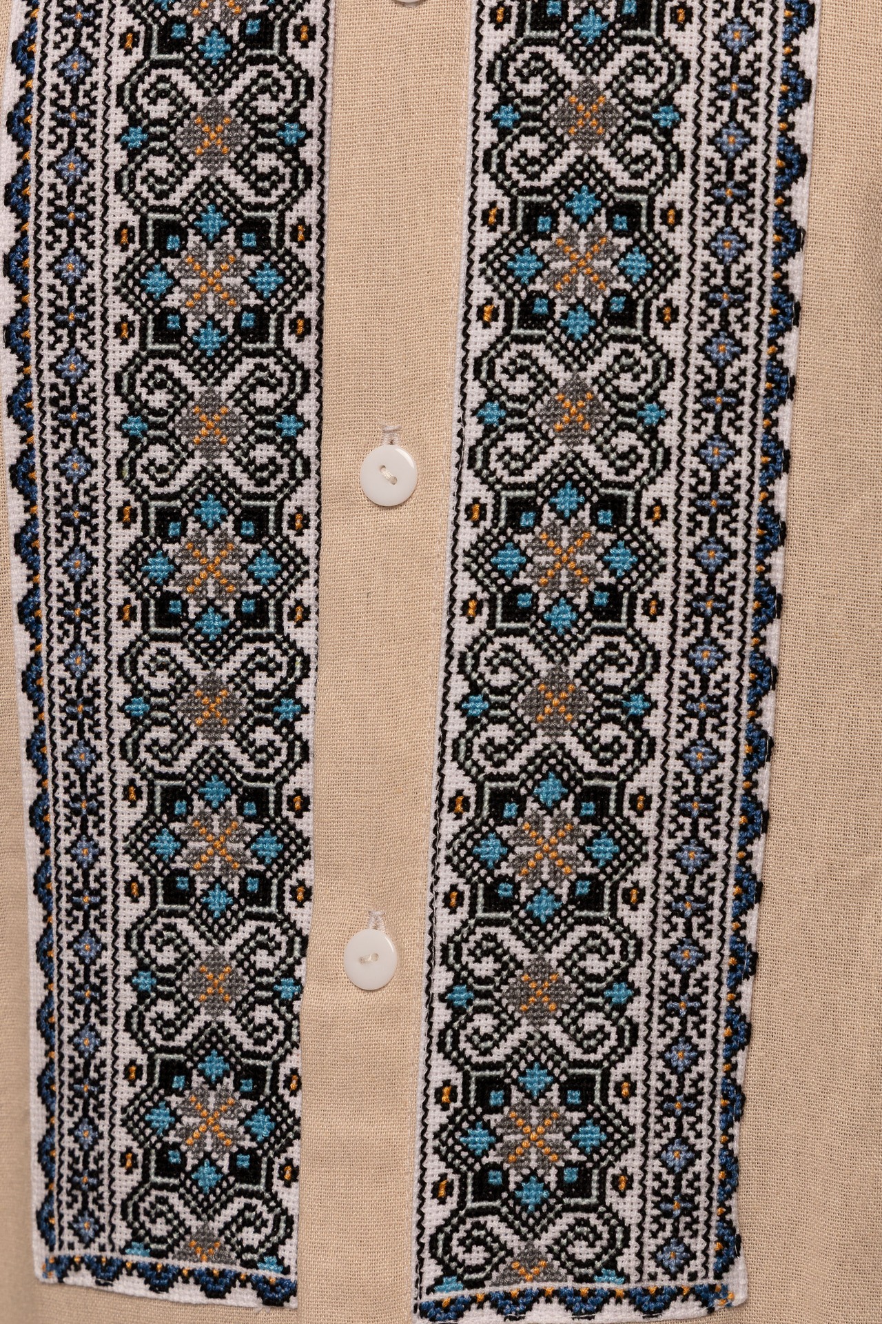 ウクライナ刺繍ヴィシヴァンカ　手刺繍　Lサイズ　メンズ - 4