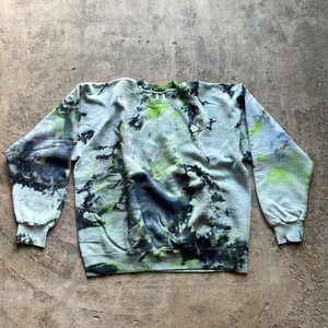 CROW TIPI TIE-DYE :LIQUID INFUSION SWEAT SHIRTS