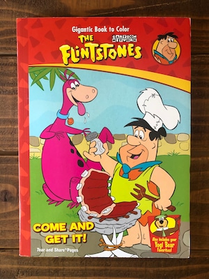 The Flintstones Gigantic Book to Color Yogi Bear/ プリントストーン ヨギベア ぬり絵 ハンナバーベラ