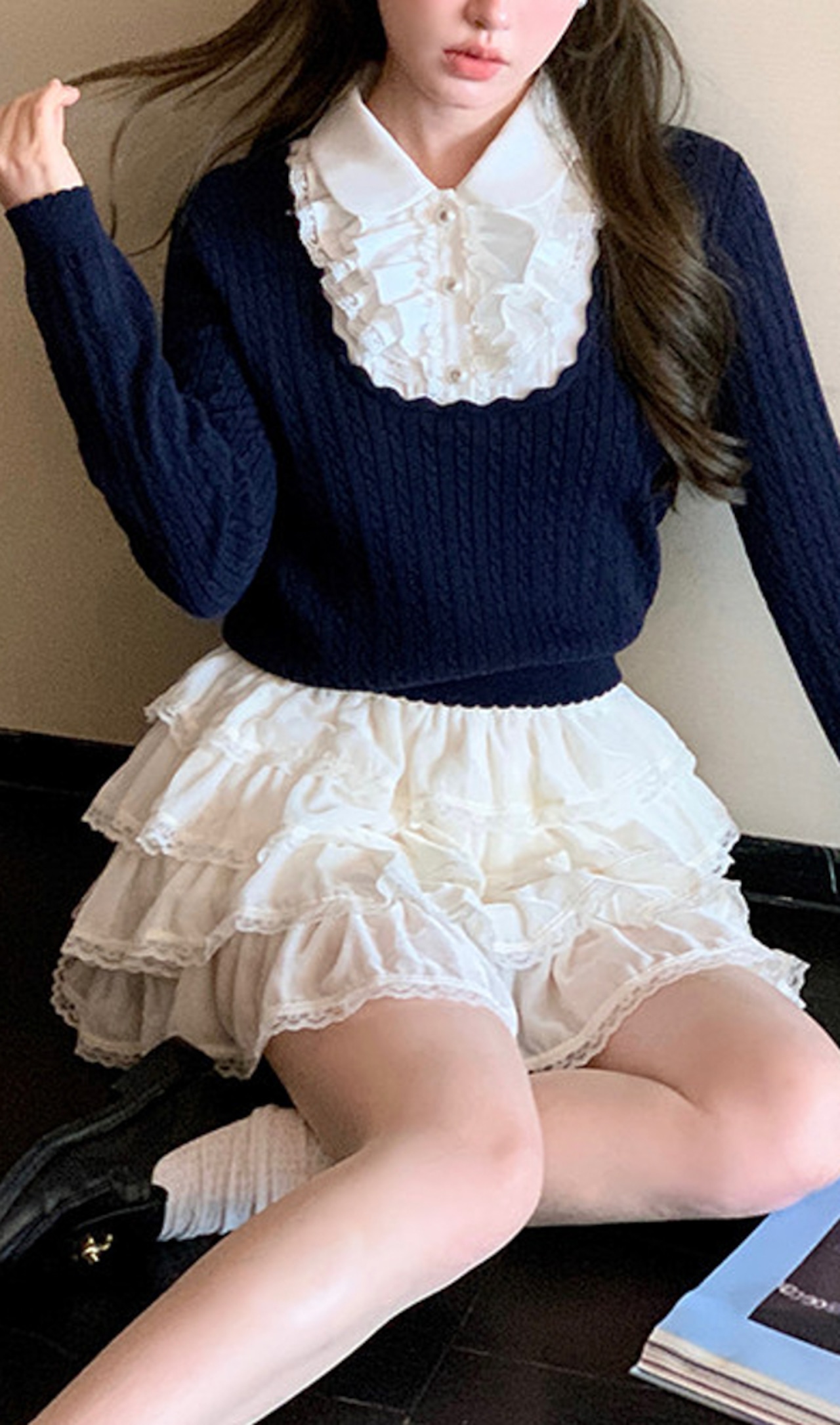 フリルティアードミニスカート LK1815