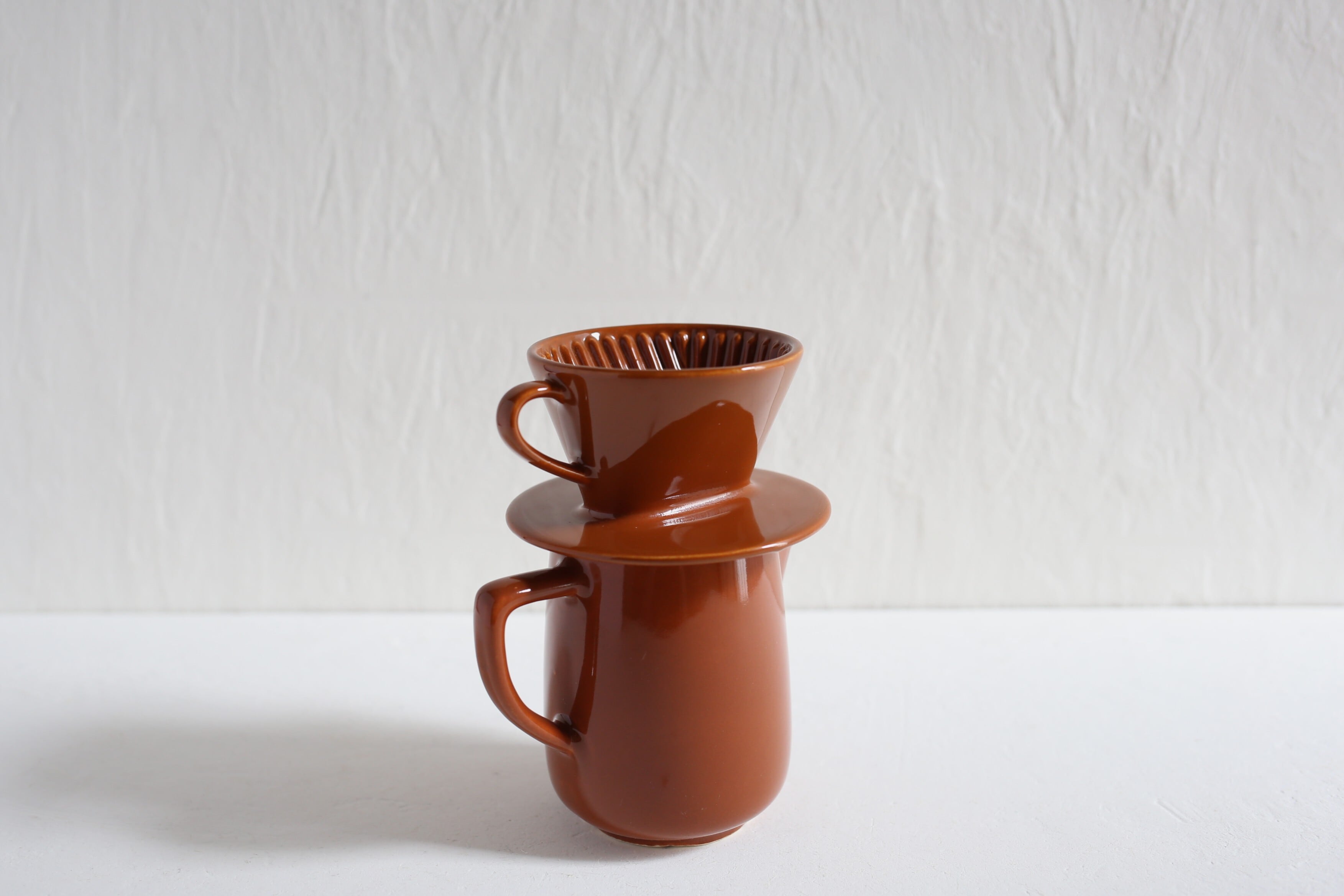 ドイツ ヴィンテージ Melitta メリタ 陶器 ポット＆ドリッパー セット