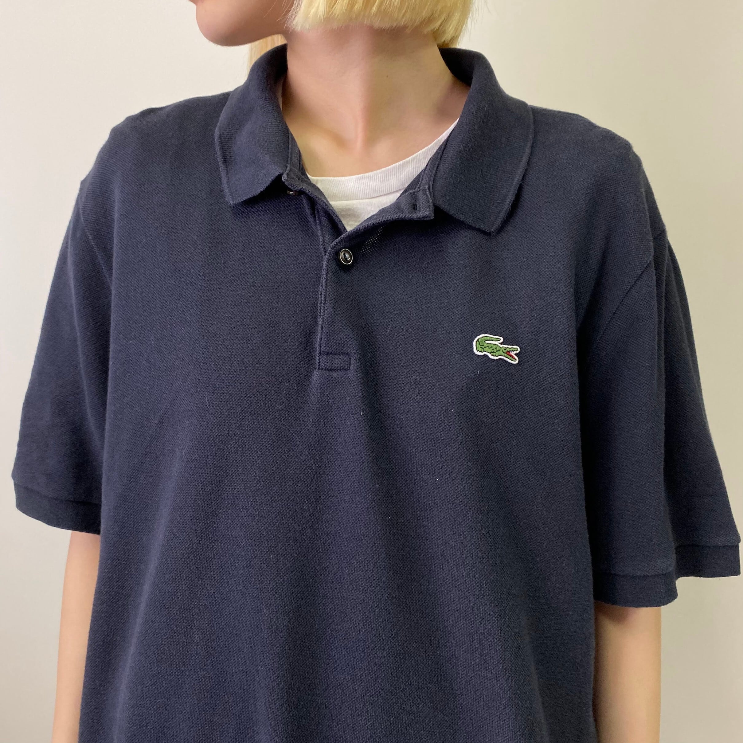 新入荷sale対象外 Lacoste フレンチラコステ ポロシャツ サイズ7 メンズxl相当 古着 ネイビー 紺 ポロシャツ Gs07 Cave 古着屋 公式 古着通販サイト
