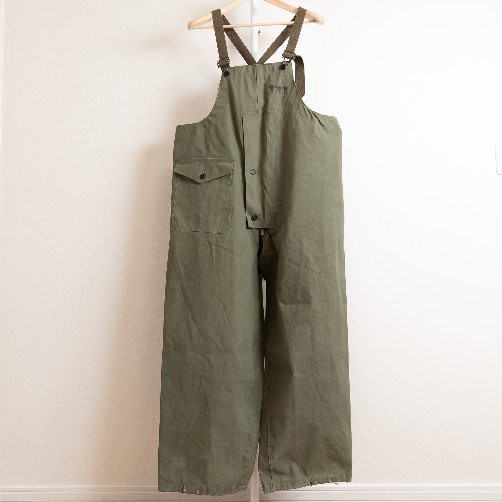 【DEADSTOCK】U.S NAVY 40-50's N-2 Deck Pants MEDIUM 実物 アメリカ海軍 レインデッキパンツ  No.134 | FAR EAST SIGNAL powered by BASE