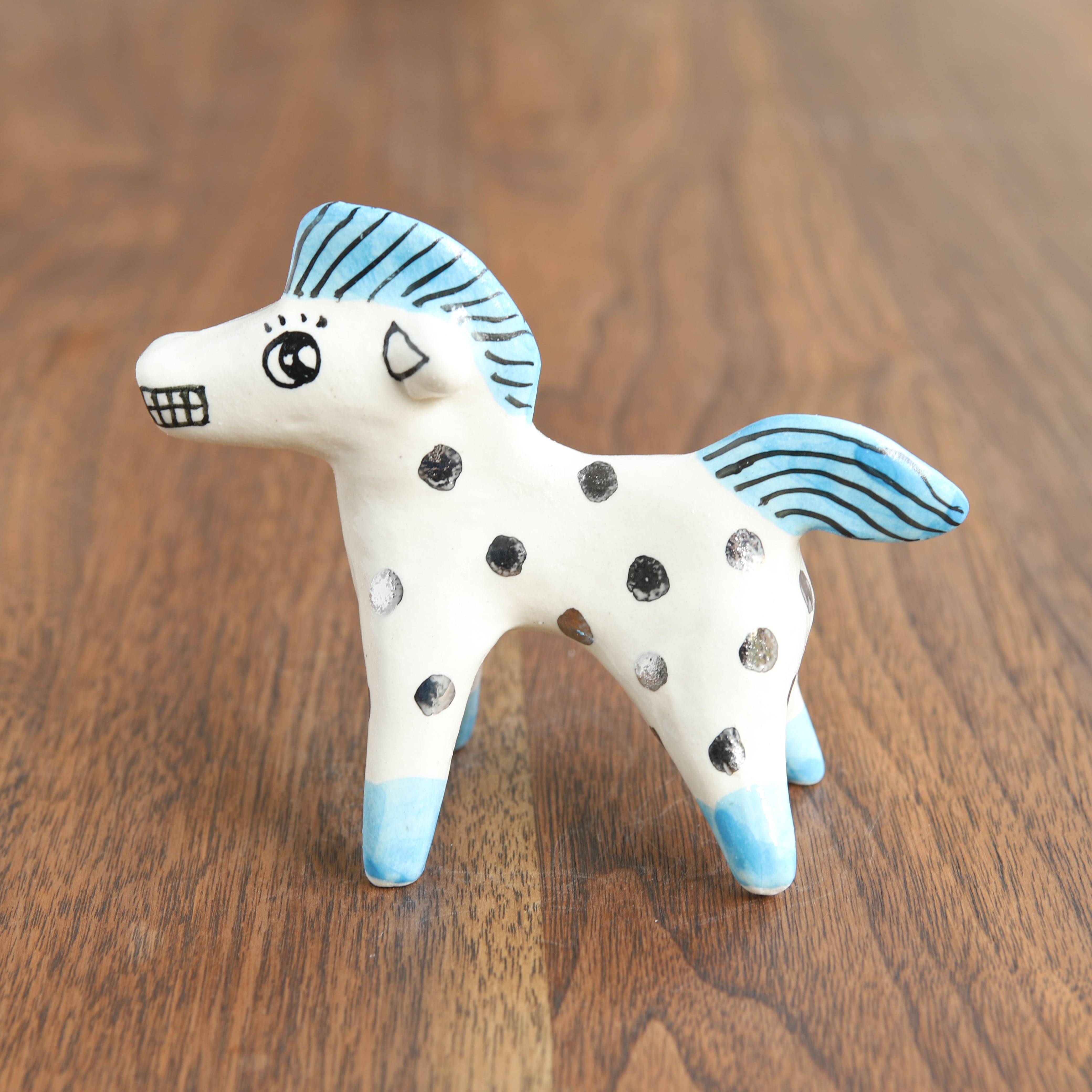 山口祥治 干支フィギュア 午(ウマ)「ウマジャロウ UJ-18」 工房:喜鶴製陶(有田焼)