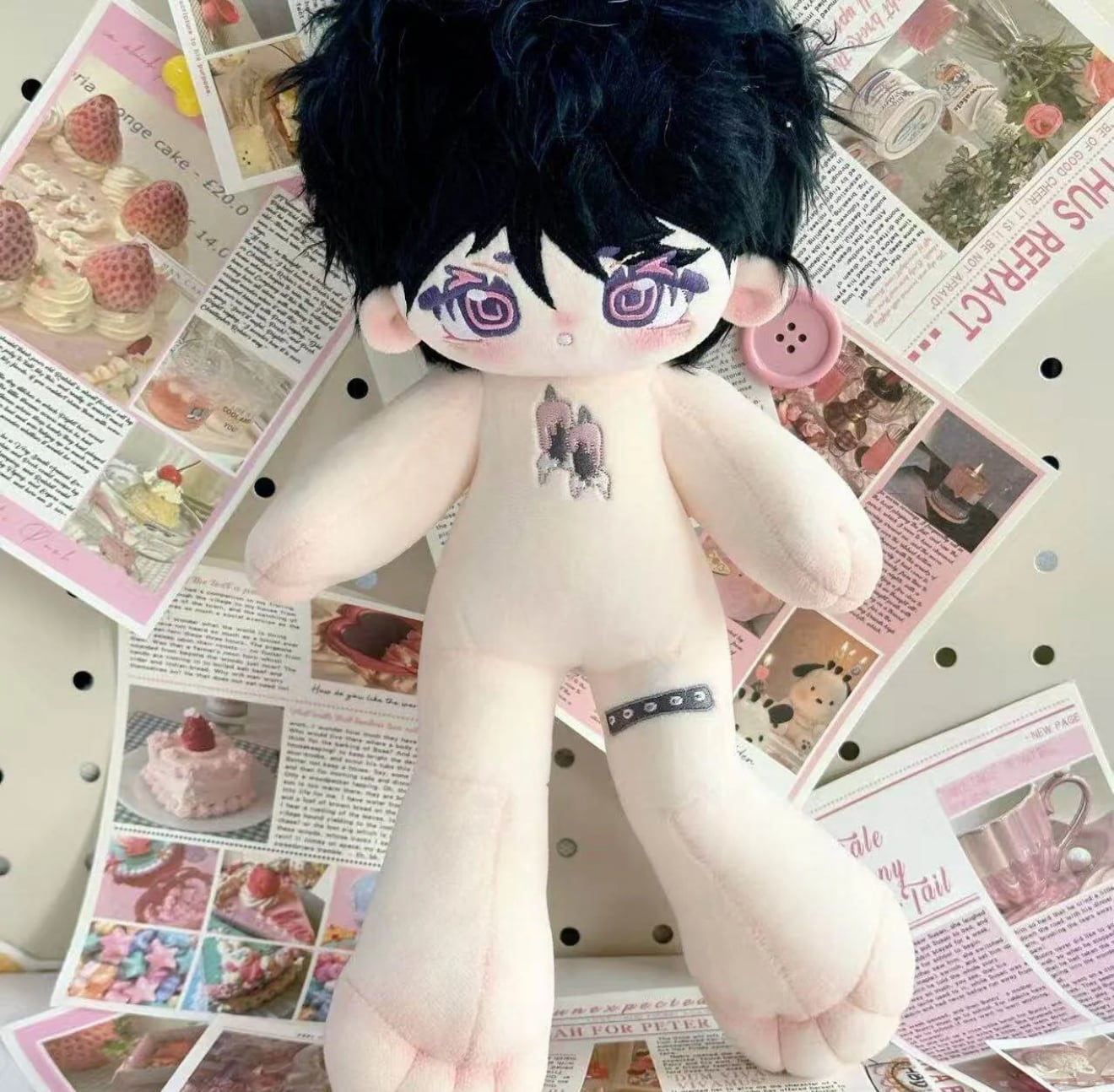 メスゴリラ　ぬい　衣装　アンバース ✿33cm✿ ココバウ 骨あり 無属性ぬいぐるみ 長足体獣体furry地雷系