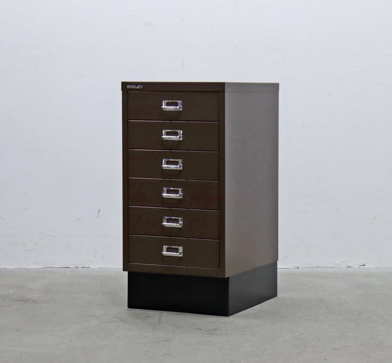 BISLEY ビスレー BAシリーズ A3キャビネット BA3/6 引き出し 6段 オフィス モダン 英国 イギリス デスクワゴン 引き出し ブラウン