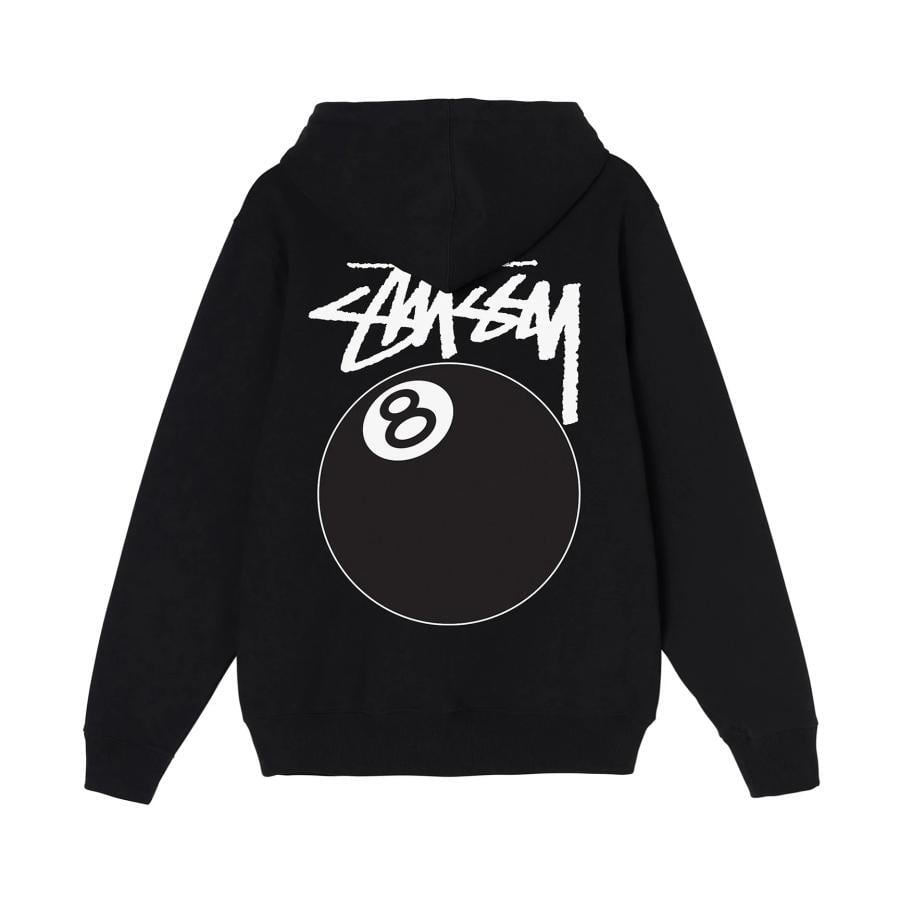 [海外限定] Stussy 8ボール フォントロゴパーカー ピンク