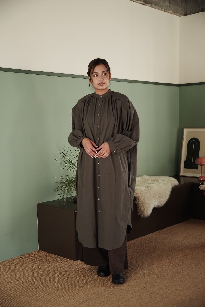 Cotton Cash Gathered Dress