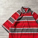 STUSSY / 90's usa製 border polo size S