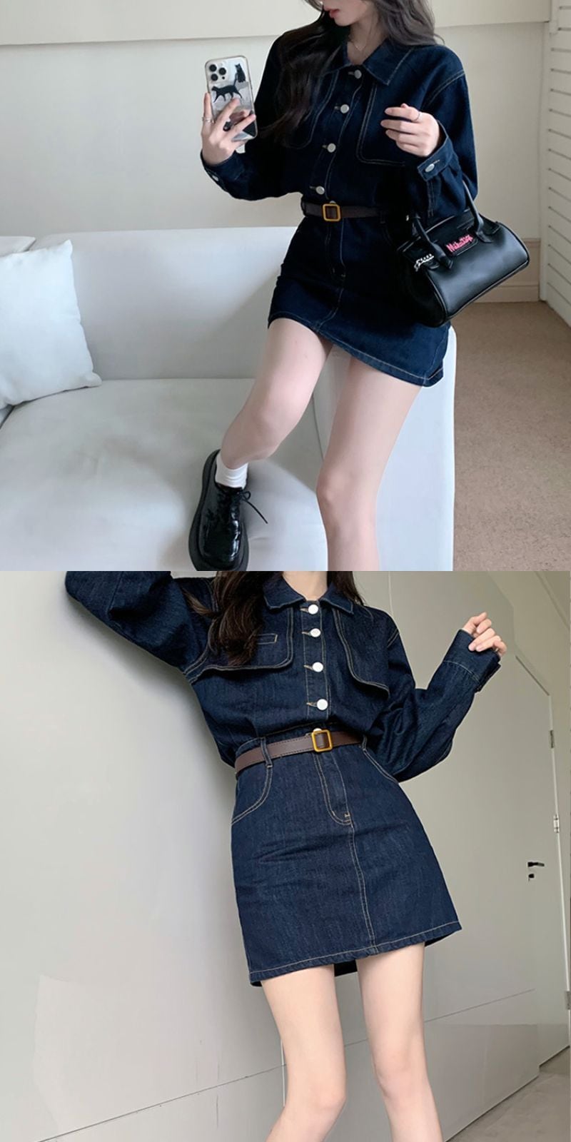 宅配便】デニムミニワンピース／tops1772 | DAY CLOSET｜ レディース