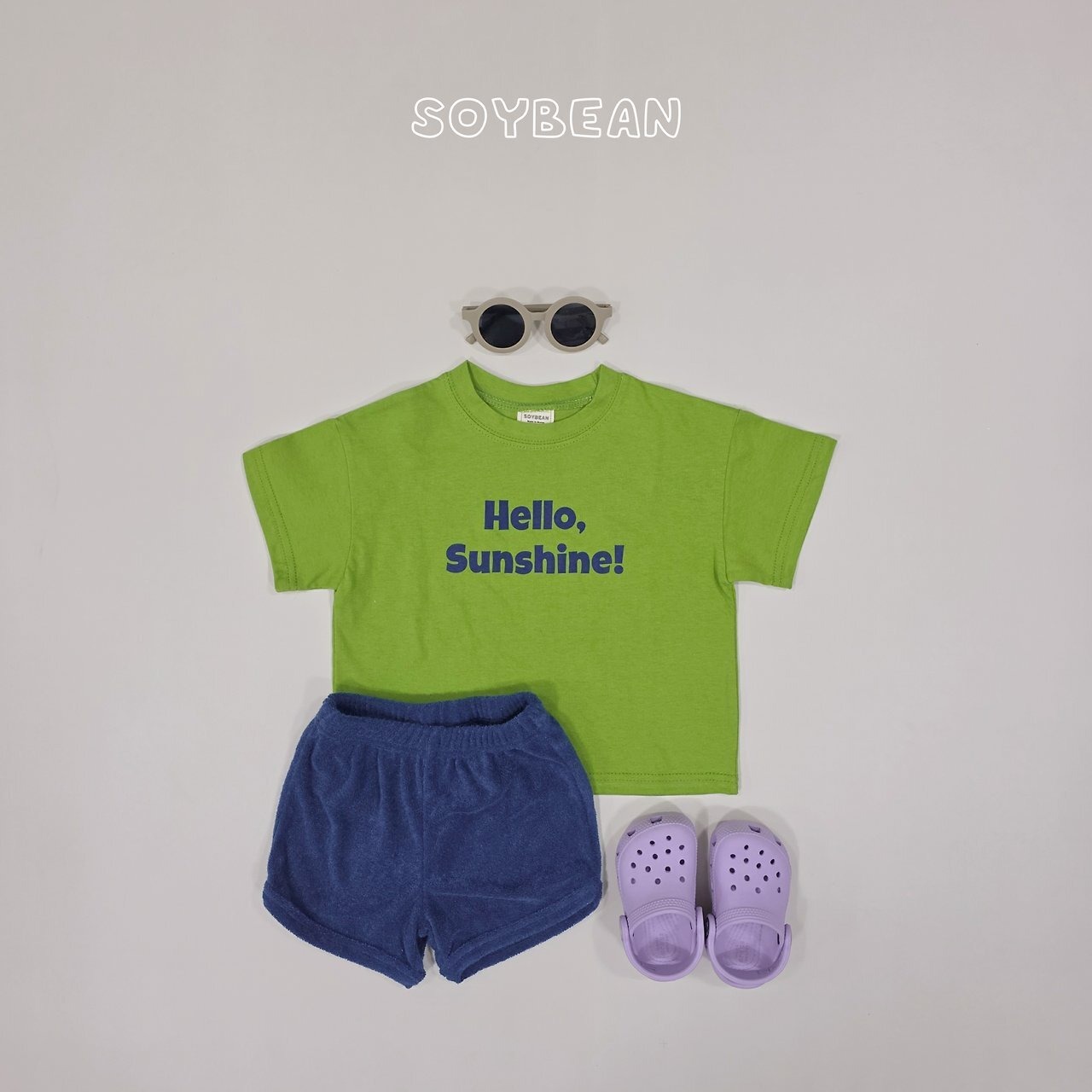 【取寄/韓国直送】SOYBEAN 26/SM サンシャインテリ上下セット｜夏服｜韓国子供服