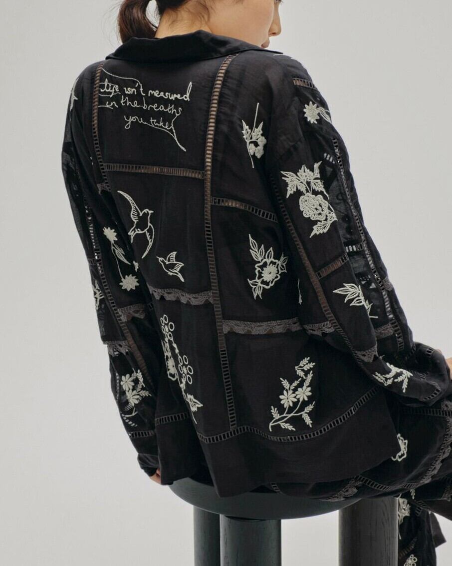 todayful シャツ TODAYFUL(トゥデイフル) Embroidery Patchwork Shirts | サウス