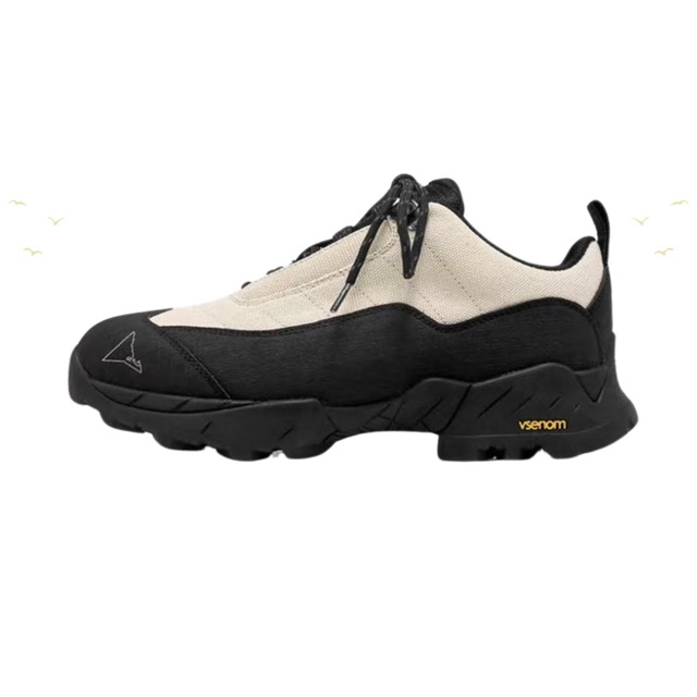 【H1095】Bicolor Low-Cut Lace-Up Sneakers / 2color