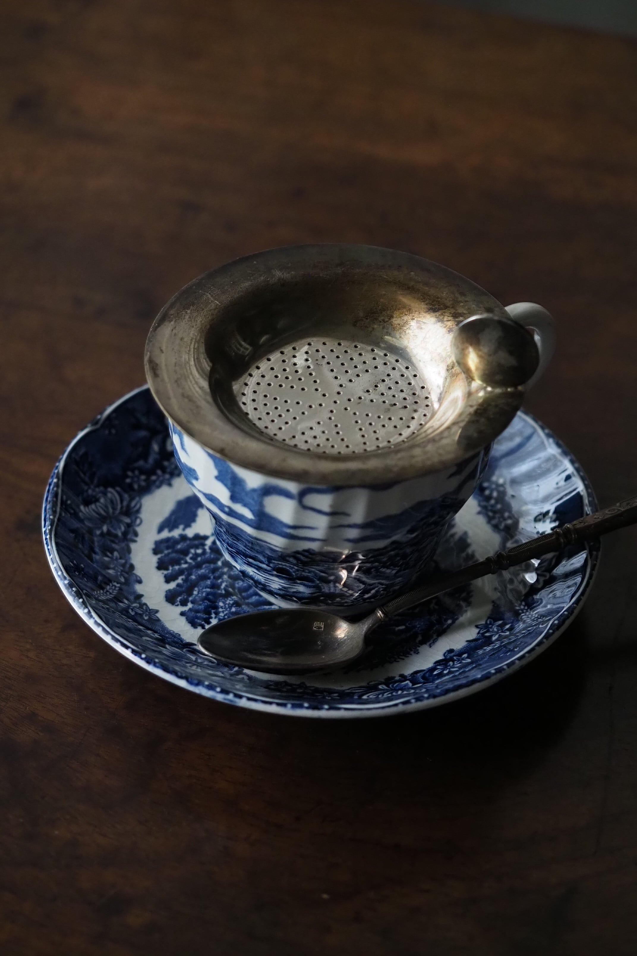 ティーストレーナー　北欧ヴィンテージ スタンド型ティーストレーナー-vintage tea strainer | アンティーク