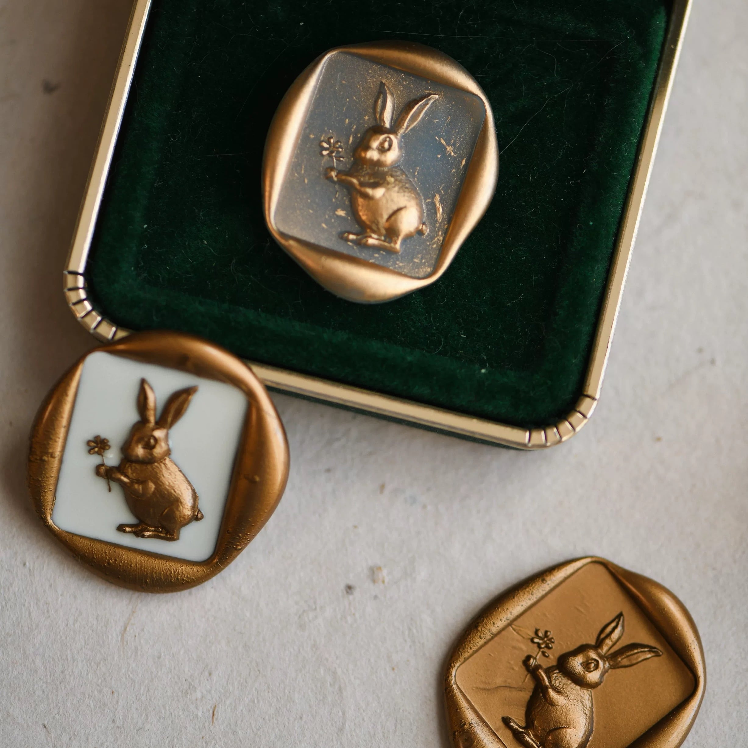 SELECT】Wax seal stamp │Rabbit【22×19mm】 | シーリング