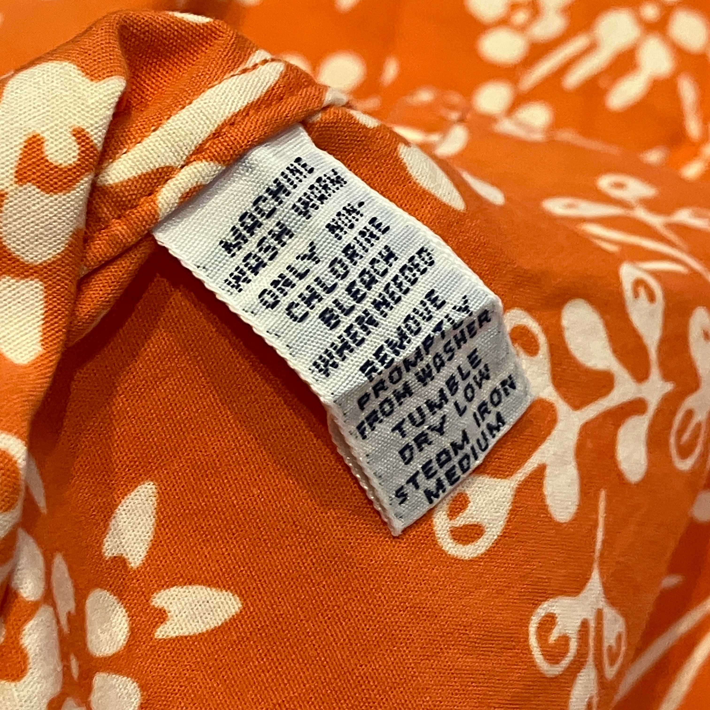 RALPH LAUREN CLAYTON 総柄 SHIRT ORANGE | safarionline