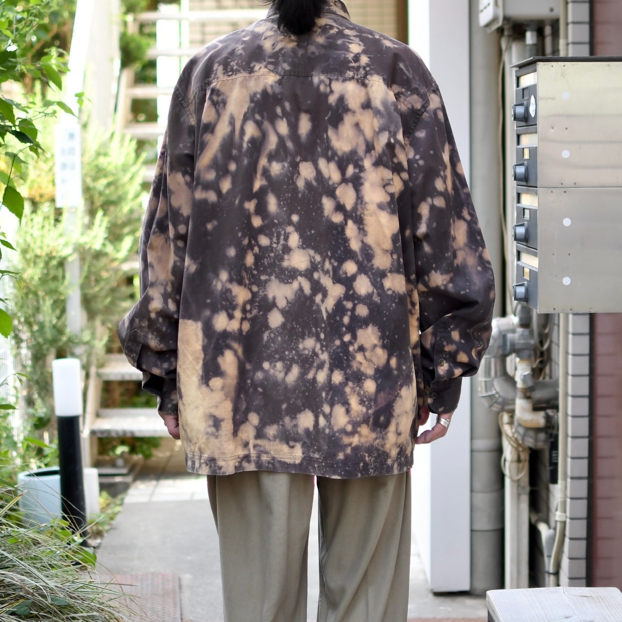 Timberland bleach button down shirt