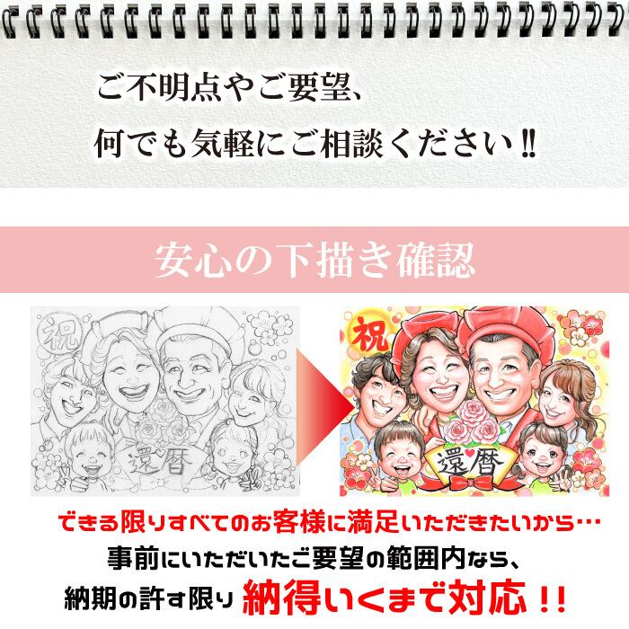 似顔絵 キャラクタータッチ【 みこ 】 | 似顔絵 プレゼント・アート