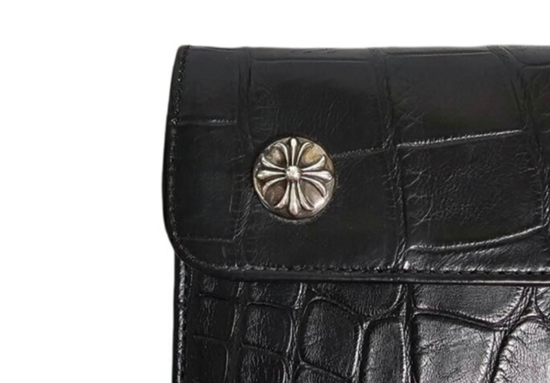 CHROME HEARTS Wave Cross Ball Wallet Alligator クロムハーツ CHROME HEARTS Wave Cross Ball Wallet Alligator クロムハーツ