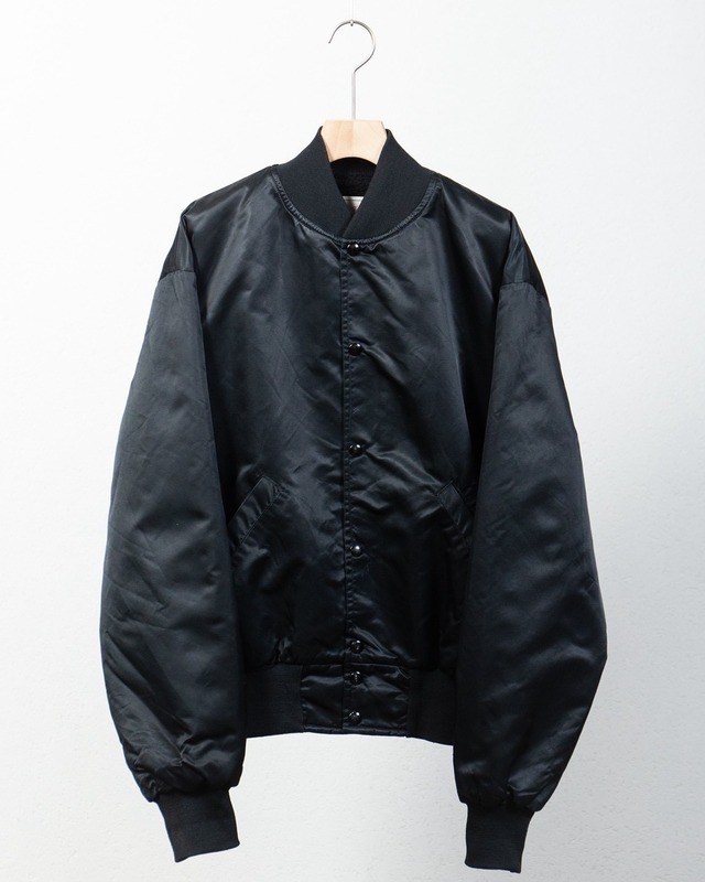 nylon award jacket / with boa fleece liner / Made In USA